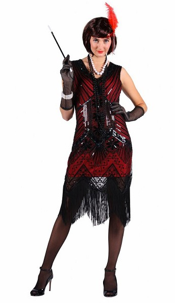Flapper (rouge) – Schnick Dee Kostümverleih